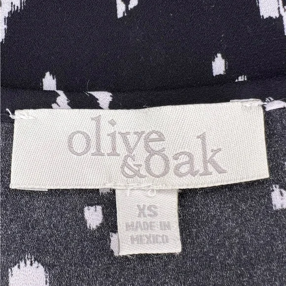 Olive & Oak Sleeveless Tank Top Black and White Size XS - Picture 15 of 16